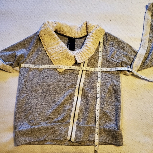 Long Sleeved Anthro Sweatshirt Jacket - Picture 7 of 8